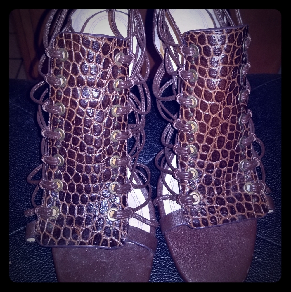 Zara Heeled Gladiator style shoe